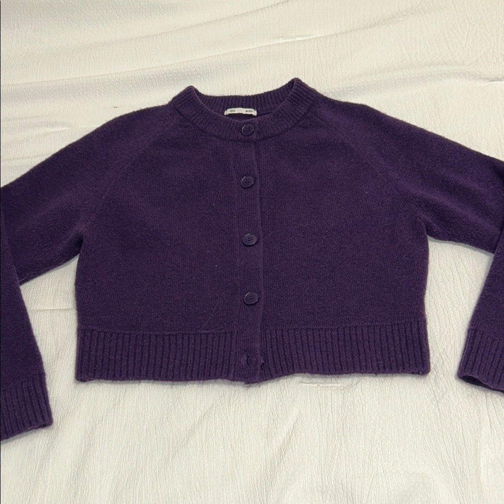 Purple GU Cardigan